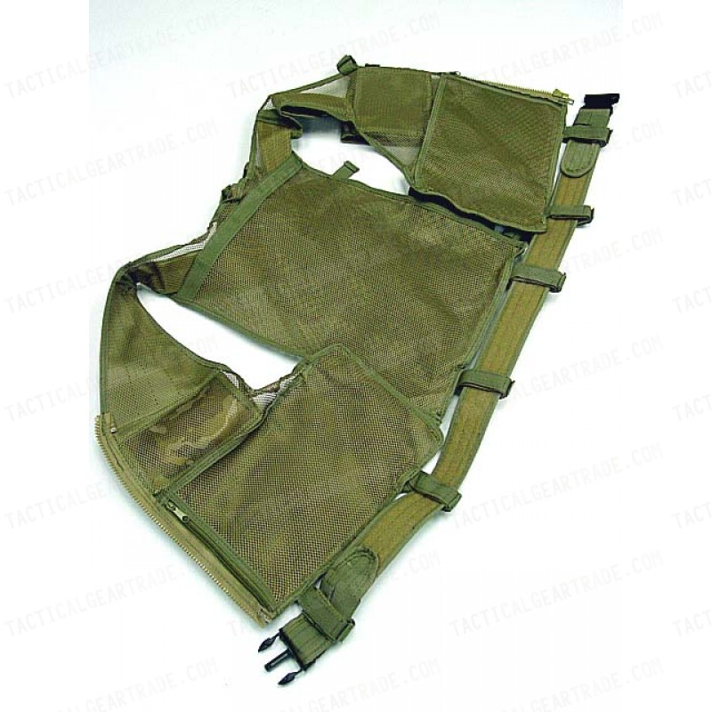 Deluxe Airsoft Tactical Combat Mesh Vest Multi Camo