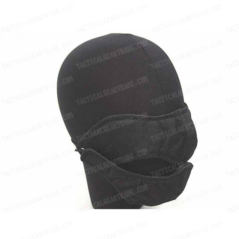 Modular Half Face Protector Mouth Mask Black