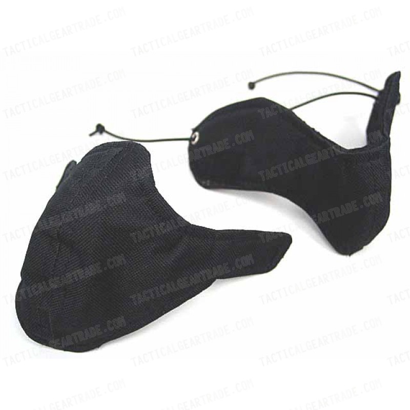Modular Half Face Protector Mouth Mask Black