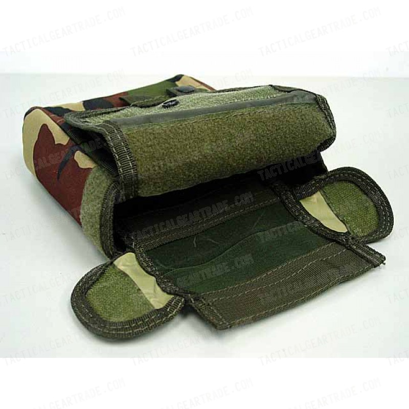 Molle Large Utility Tools Drop Pouch Camo Woodland