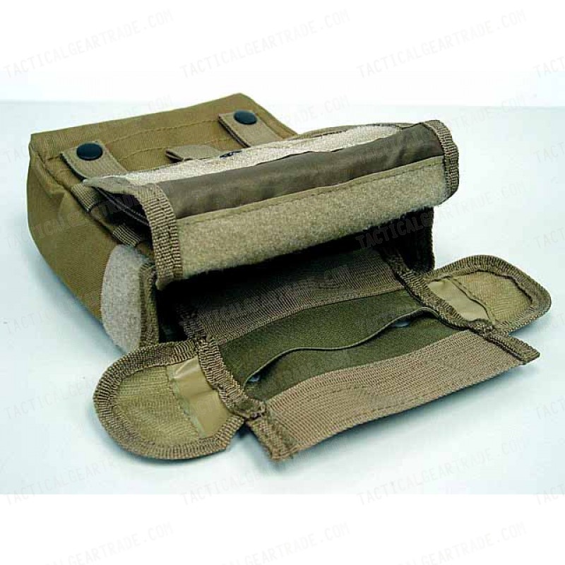 Molle Large Utility Tools Drop Pouch Coyote Brown