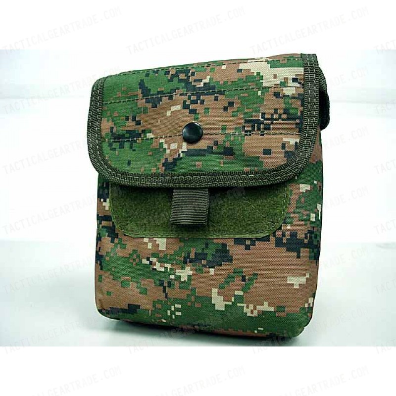 Molle Large Utility Tools Drop Pouch Digital Camo Woodland