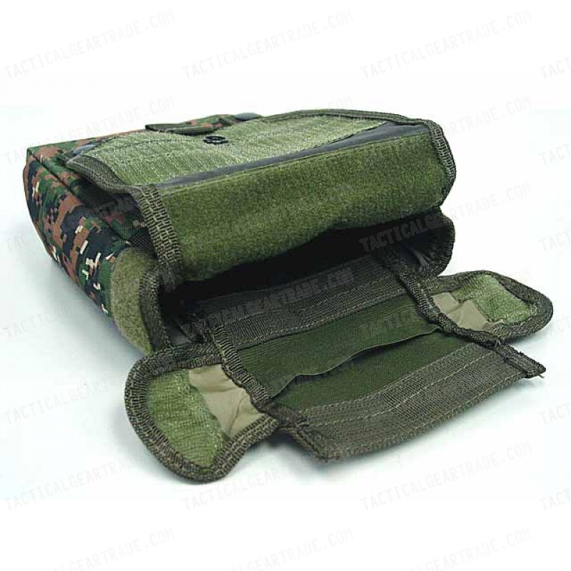 Molle Large Utility Tools Drop Pouch Digital Camo Woodland