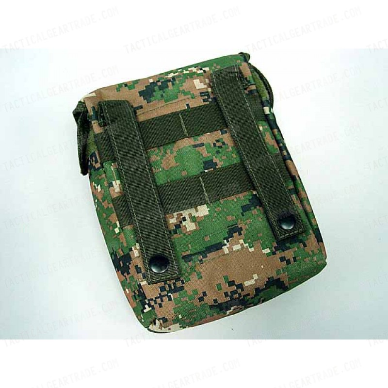 Molle Large Utility Tools Drop Pouch Digital Camo Woodland