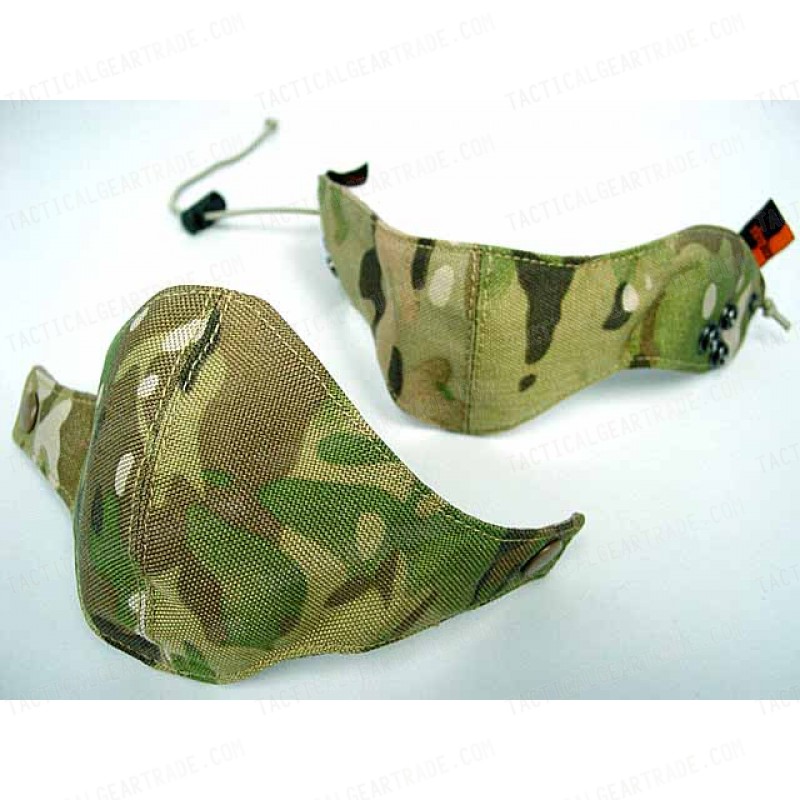 Modular Half Face Protector Mouth Mask Multi Camo