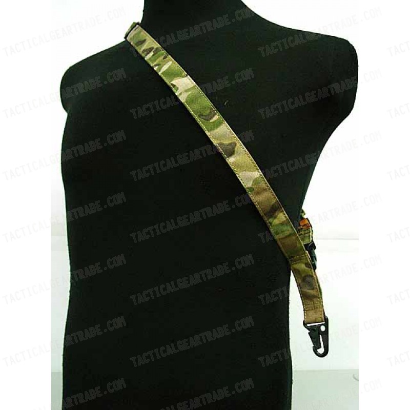 Tactical Bungee One Single Point Rifle Sling Multi Camo