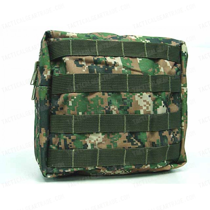 Molle Drop Leg Panel Utility Waist Pouch Bag Digital Woodland