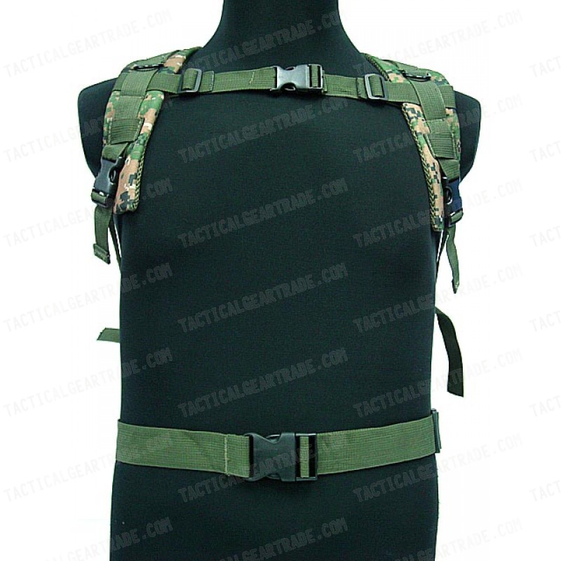 Level 3 Molle Assault Backpack Digital Camo Woodland