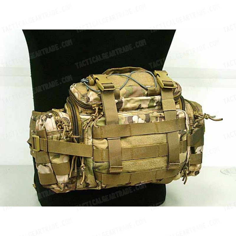 Tactical molle waist top bag