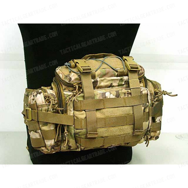 Molle Utility Gear Assault Waist Pouch Bag Multi Camo