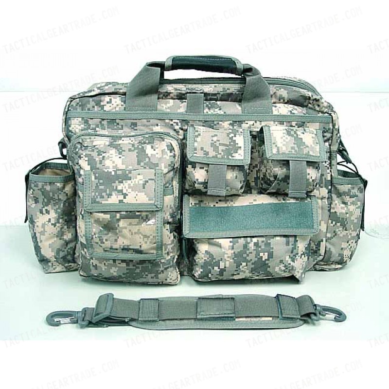 Airsoft Utility Briefcase Shoulder Bag Digital ACU Camo