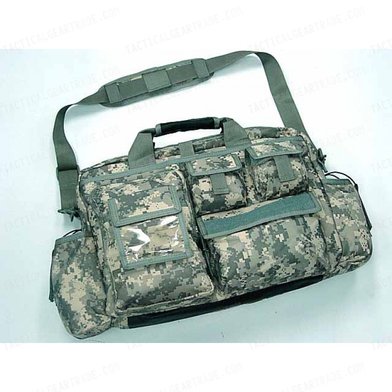 Airsoft Utility Briefcase Shoulder Bag Digital ACU Camo