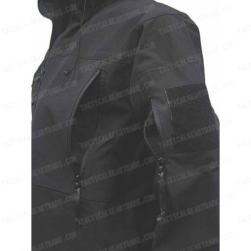 Gen 4 Hoodie Soft Shell Waterproof Jacket Black