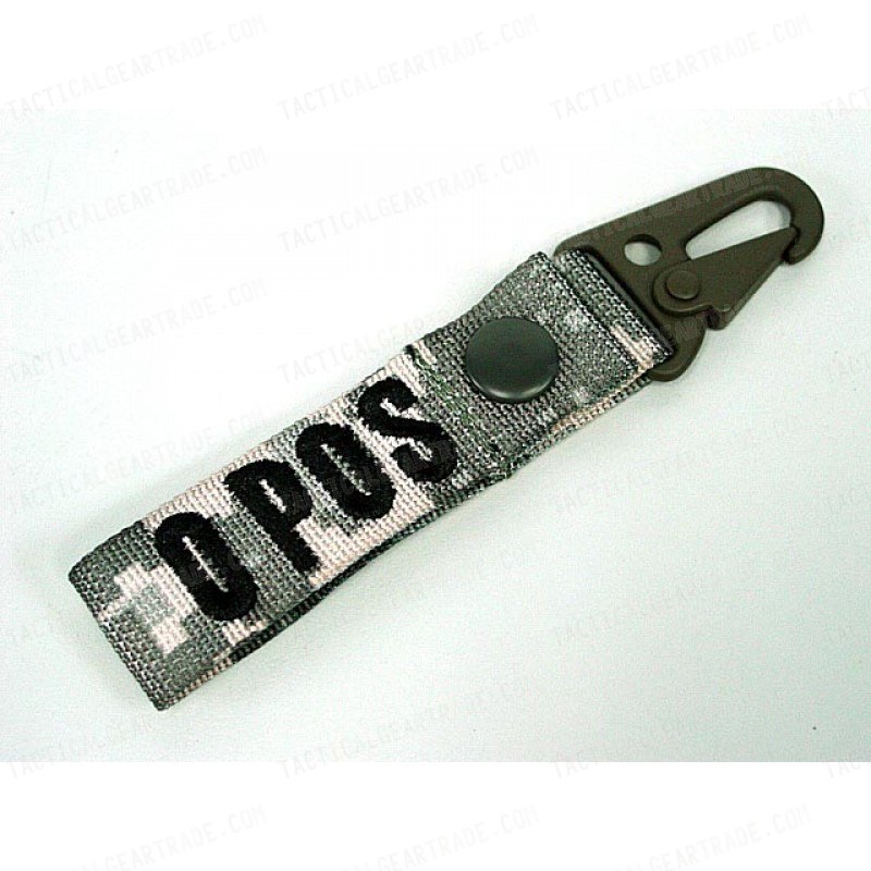 O POS Blood Type Identification Strap Digital ACU Camo