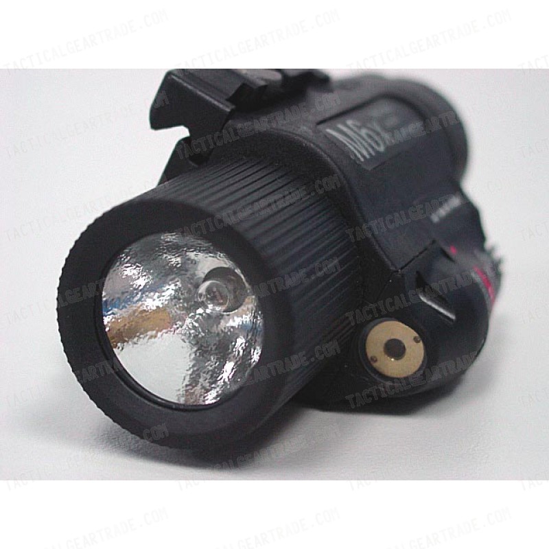 M6X Xenon Flashlight & Red Laser w/ IR Infrared Filter Black