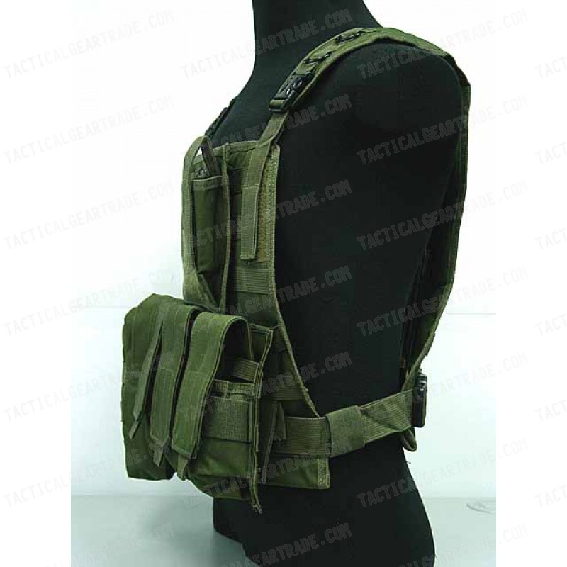 US Marine Assault Molle Plate Carrier Vest OD