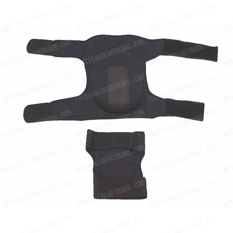 Airsoft Paintball Neoprene Knee & Elbow Pads Black