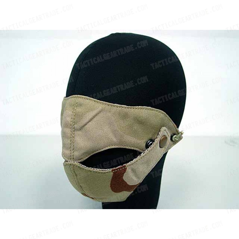 Modular Half Face Protector Mouth Mask Desert Camo