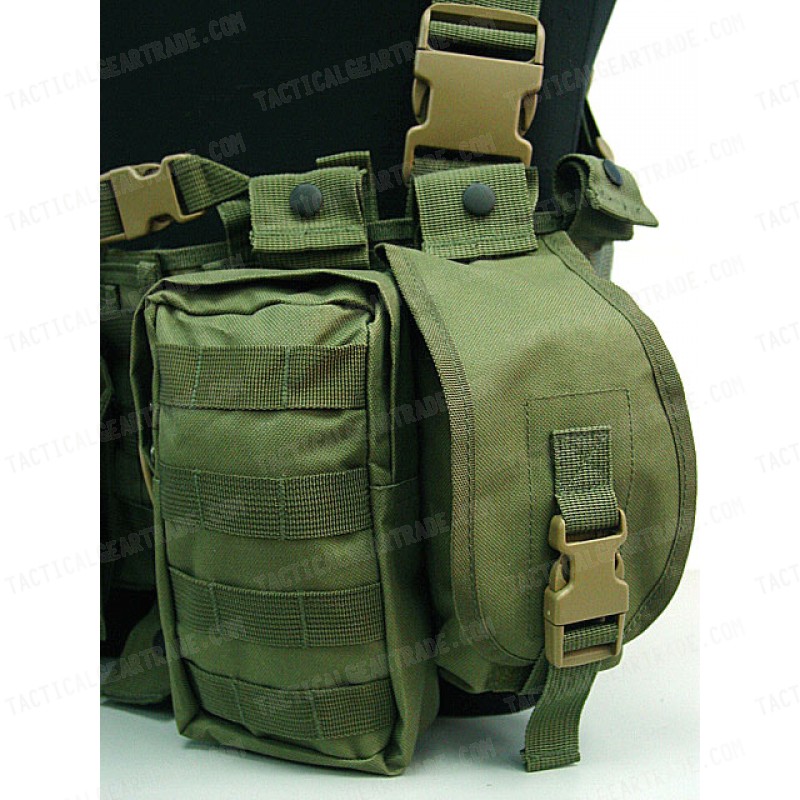 US Delta Force Elite Hydration Molle Vest OD