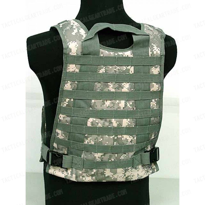 US Marine Assault Molle Plate Carrier Vest Digital ACU Camo