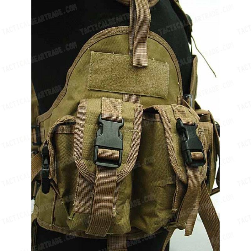 US Navy Seal CQB LBV Modular Assault Vest Coyote Brown