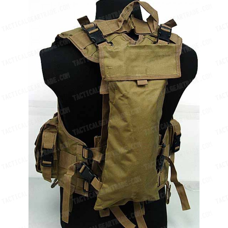 US Navy Seal CQB LBV Modular Assault Vest Coyote Brown