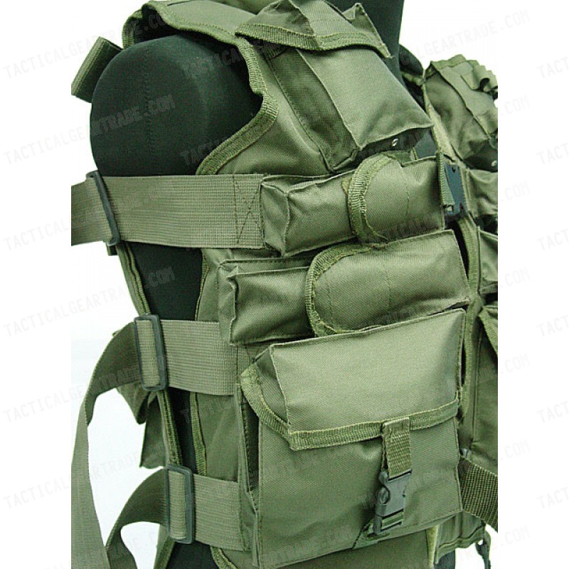Tactical Airsoft SAS Paintball Hunting Assault Vest OD