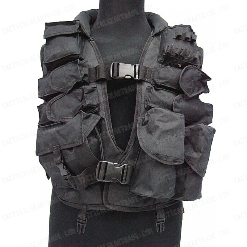 Tactical Airsoft SAS Paintball Hunting Assault Vest BK