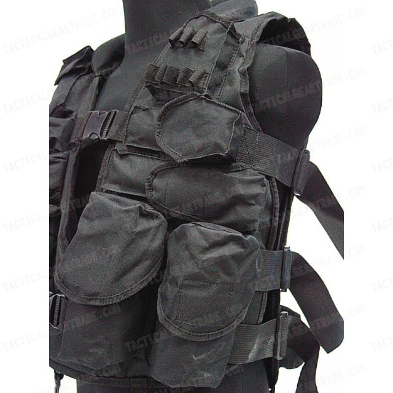 Tactical Airsoft SAS Paintball Hunting Assault Vest BK