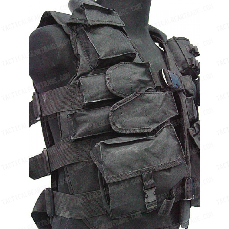 Tactical Airsoft SAS Paintball Hunting Assault Vest BK