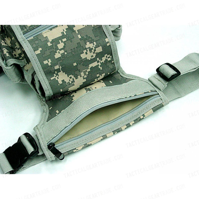 Drop Leg Utility Waist Pouch Carrier Bag Digital ACU Camo