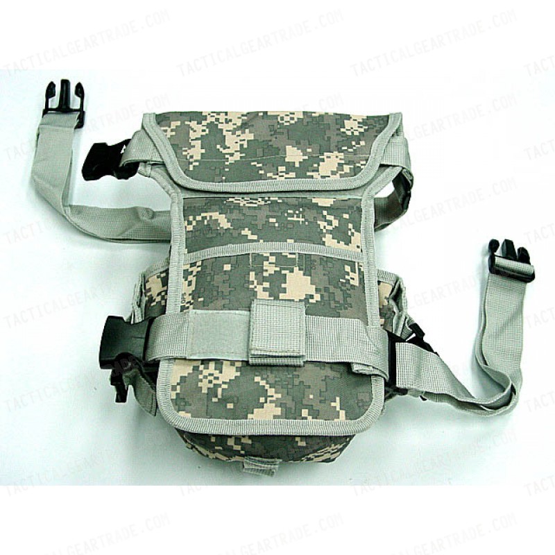 Drop Leg Utility Waist Pouch Carrier Bag Digital ACU Camo
