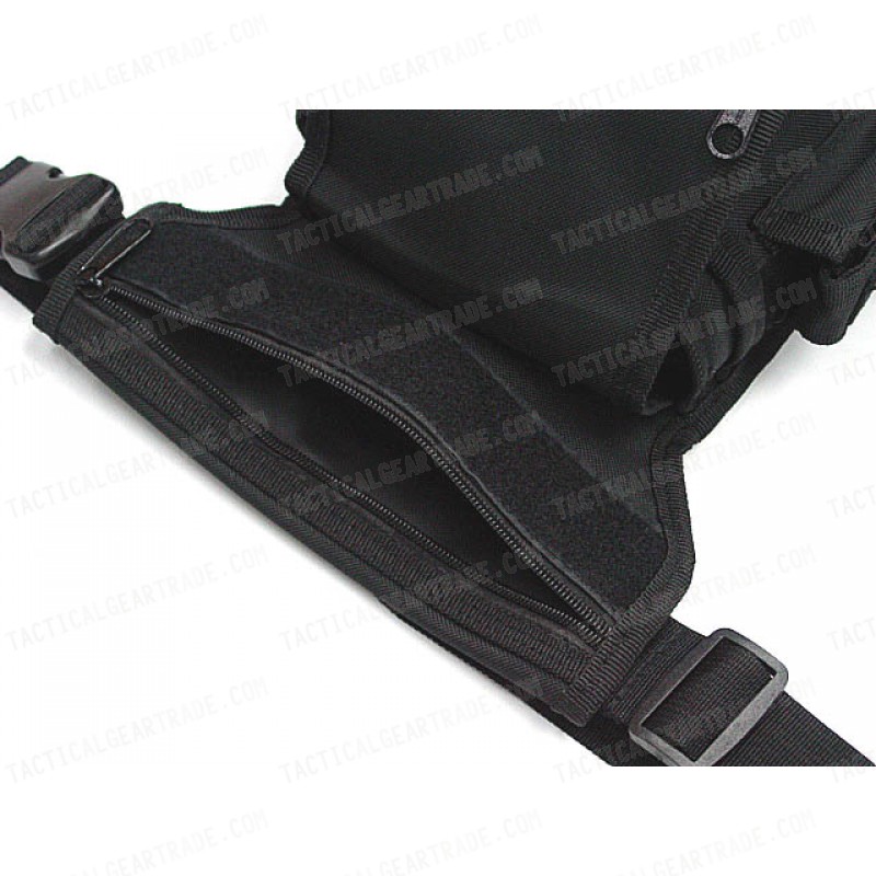 Drop Leg Utility Waist Pouch Carrier Bag Black