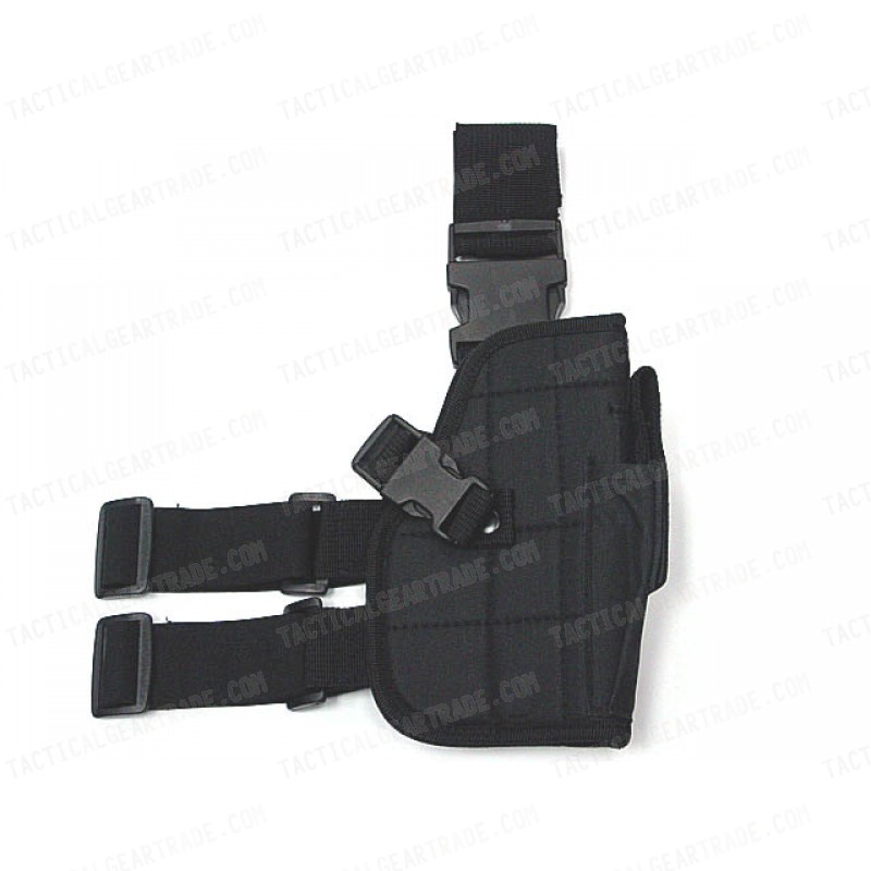 Tactical Drop Leg Pistol Holster Black