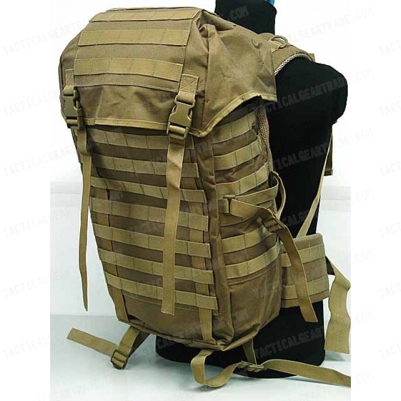 Molle Style Patrol Pack Assault Backpack Coyote Brown