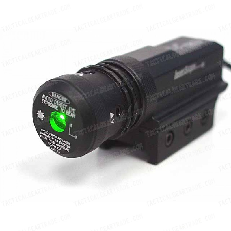 M7 Tactical Pistol 65Lm Xenon Flashlight & Green Laser Combo Set