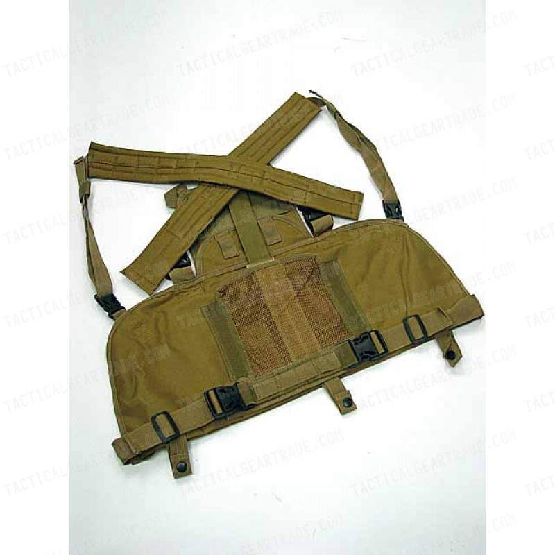 Molle Chest Rig Platform Carrier Vest Coyote Brown