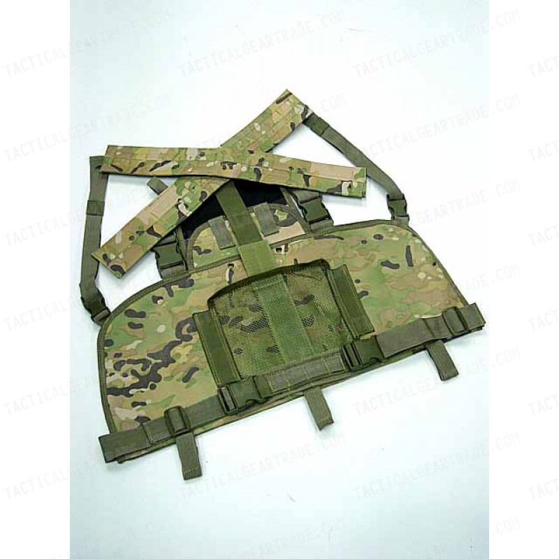 Molle Chest Rig Platform Carrier Vest Multi Camo