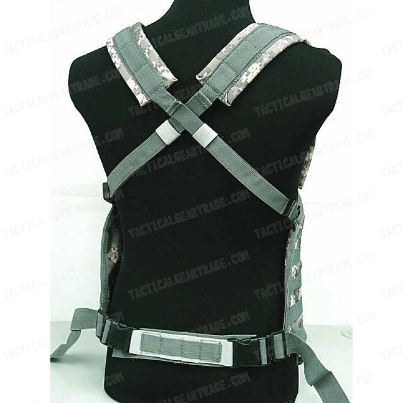 Molle Chest Rig Platform Carrier Vest Digital ACU Camo