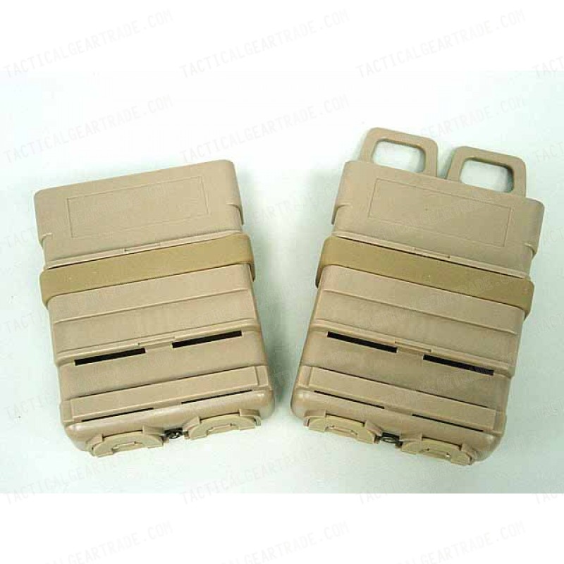 Molle FastMag Magazine Clip Holder Pouch Set Gen. 3 Tan