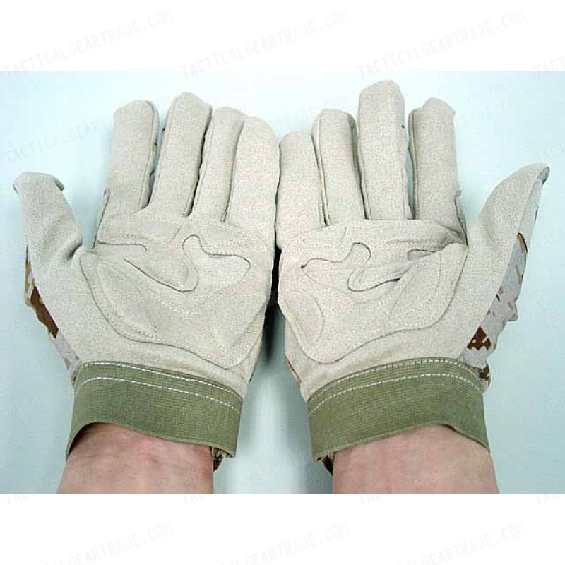 Full Finger Light Weight Duty Gloves Digital Desert Camo
