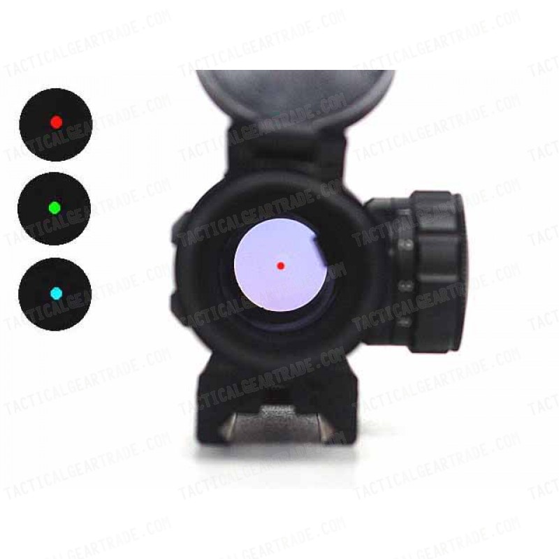 2x42 42mm Tri-rail Red/Green/Blue Dot Sight Rifle Scope