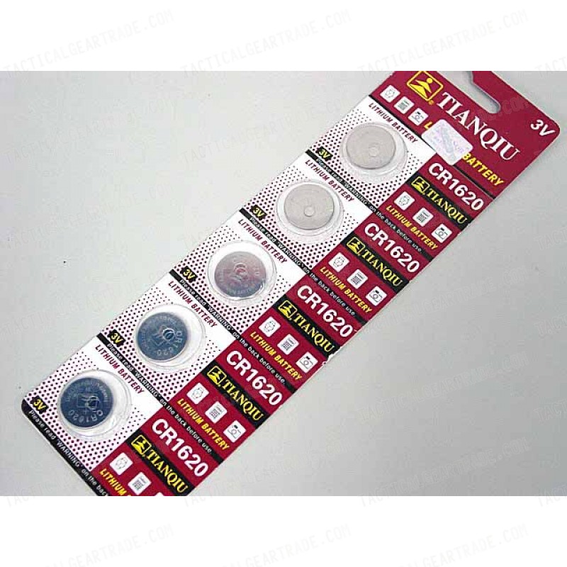 5 pcs CR1620 DL16202 1620 3V Lithium Button Cell Battery