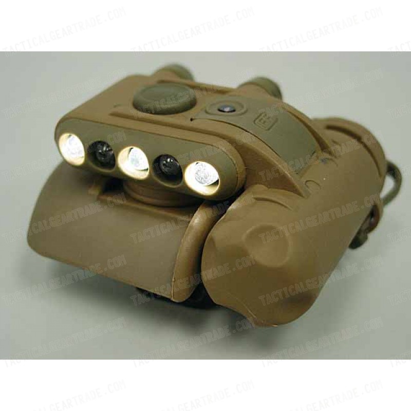 Element GEN I Helmet Light Blue/White/IR LED Flashlight Tan