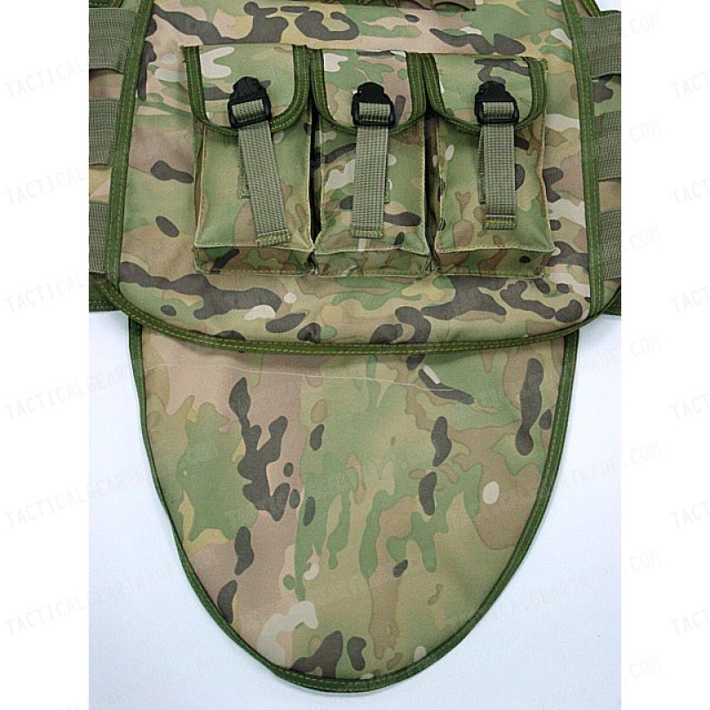 Airsoft Paintball Tactical Combat Assault Vest Multi Camo