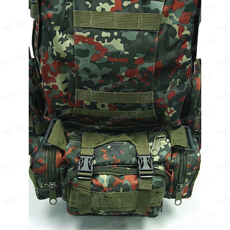 CamelPack Tactical Molle Assault Backpack German Woodland Camo