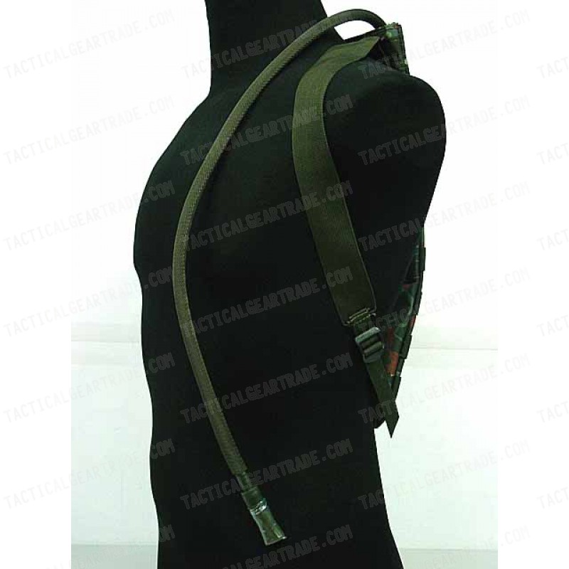 Molle 3L Hydration Water Backpack German Camo Woodland