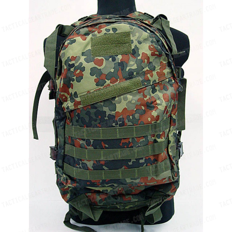 3-Day Molle Assault Backpack German Camo Woodland