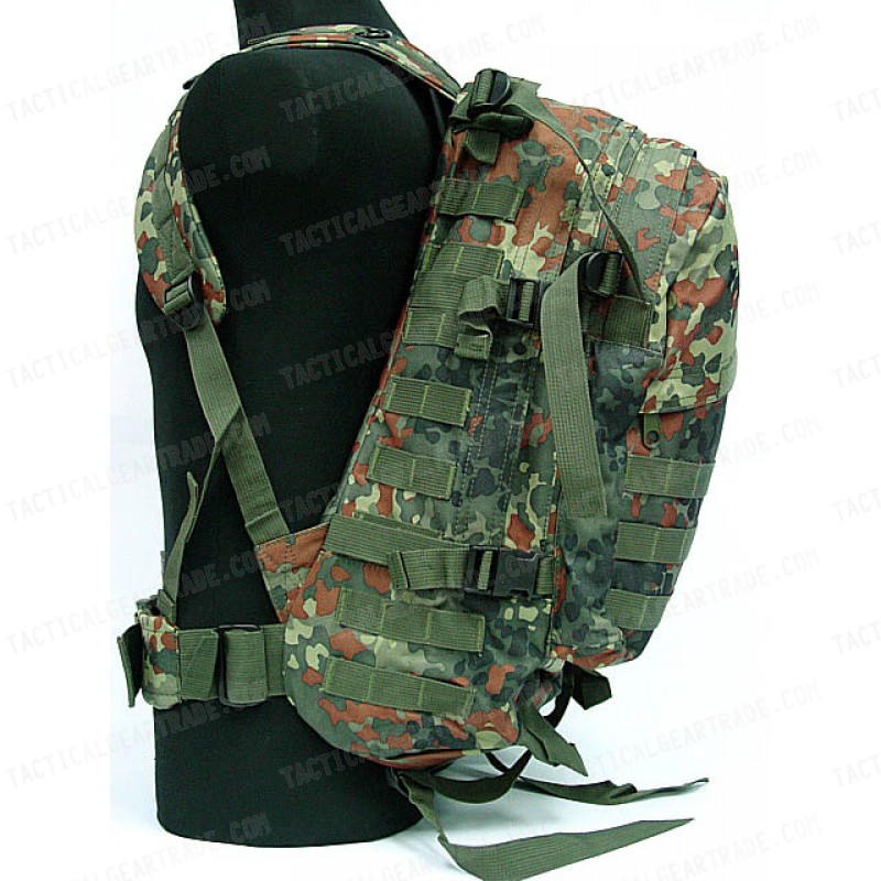 3-Day Molle Assault Backpack German Camo Woodland