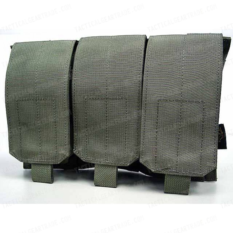 Flyye 1000D Molle Triple M4/M16 Magazine Pouch Ranger Green